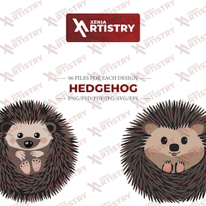 Igel-Bundle-SVG, Niedlicher Igel-SVG, Cartoon-Igel-SVG, Kawaii-Tier-Clipart, Igel-Vektor, Igel-Silhouette, Holz-Tier-svg