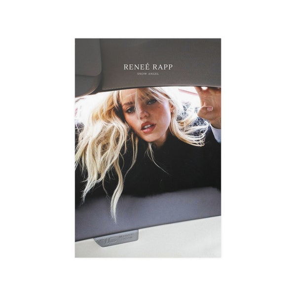 Reneé Rapp Snow Angel Satin Poster for Bedroom/Dorm Decor