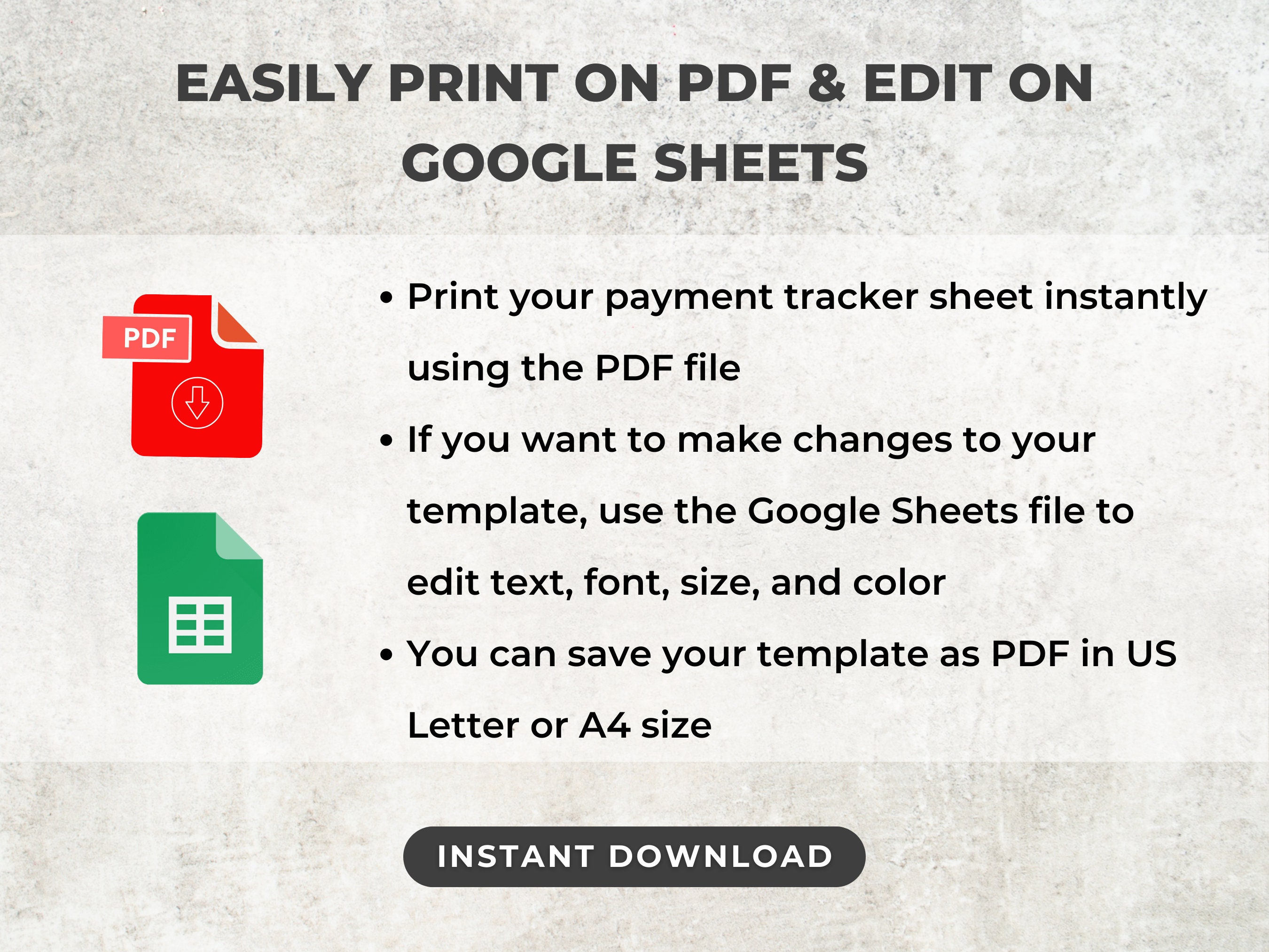 Payment Tracker PDF | Printable Client Payment History Log | Editable ...