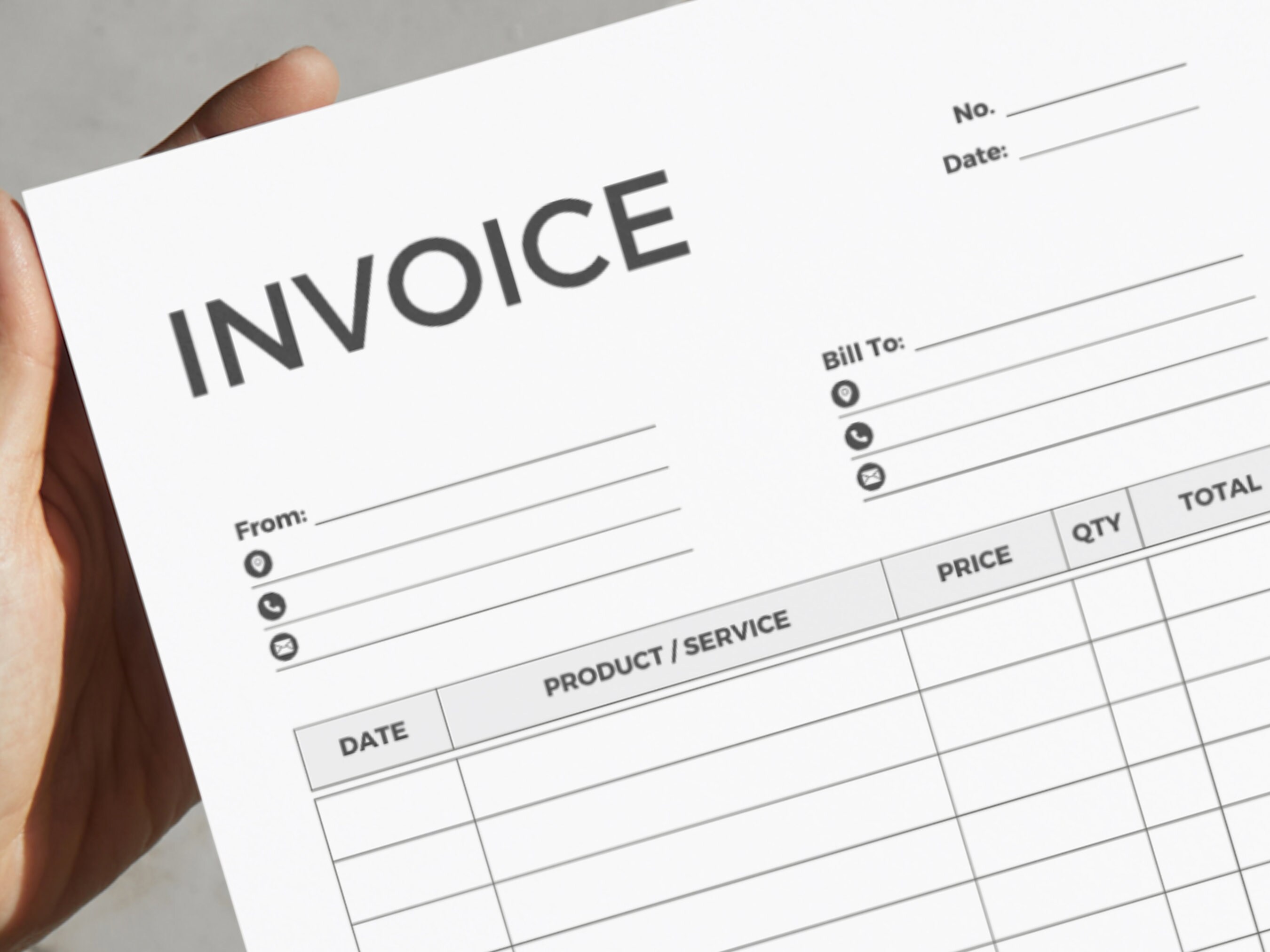 Classic Invoice Design