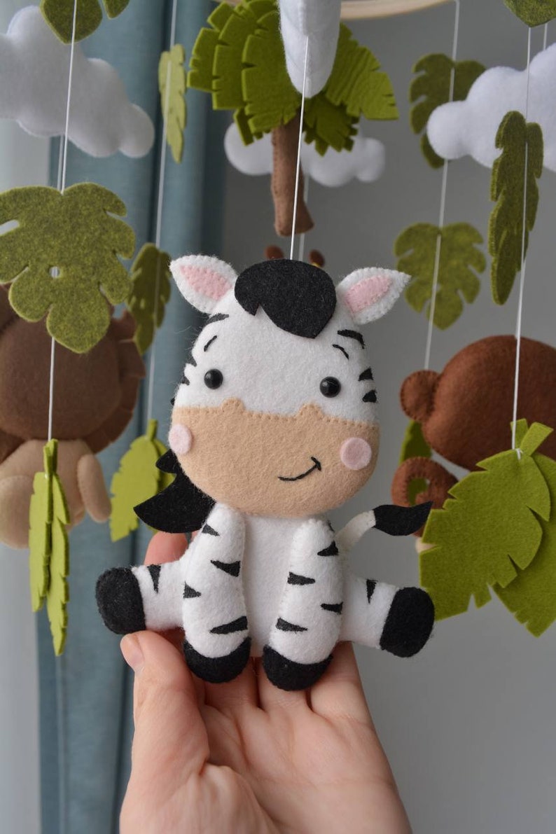 Jungle Crib Mobile, Safari Baby Mobile, Safari Animals Mobile, Safari Baby Shower Gift, Savanna