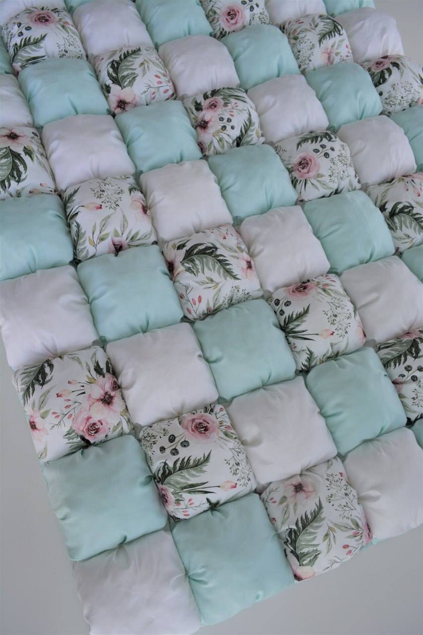 Baby blanket - Beige Flowers main image 0