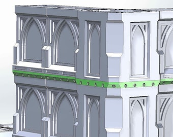 Set van 5x/3x stapelbaar wand-/zuilblad compatibel met Zone Mortalis