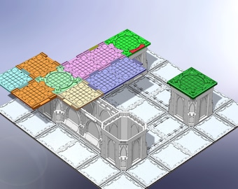 Vloeren met meerdere verdiepingen, compatibel met Zone Mortalis