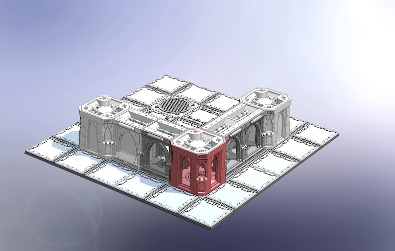 Arcade Walls & Column Compatible With Zone Mortalis - Etsy