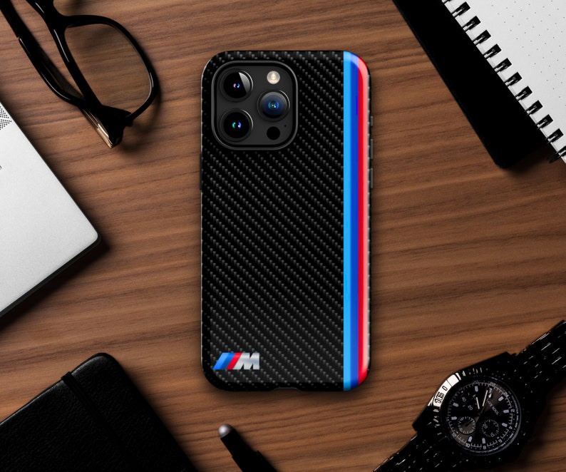 BMW M Carbon Effect Tough Case M-Power Accent M-Power Lovers iPhone 15 14 13 12 11 Samsung S24 S23 S22 S21 S20 S10 Google Pixel 8 7 6 PRO 5 image 1