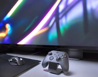 Sleek Gaming Controller Holder - Modern Desktop Storage Solution