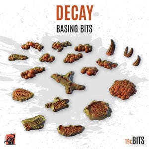 3D PRINTED Demonic Pustule Wound Summoning Infection Plague - Custom bases and diorama with ZABAVKA scenery bits and details