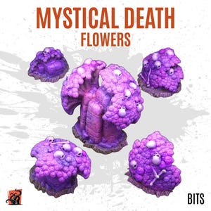 3D PRINTED Tree roses skulls plant cemetery carnivorous plant - Bits customize bases, dioramas, scenery and wargame terrain