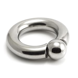 Surgical Steel Ball Closure Ring: 12mm Prince Albert (PA) Piercing