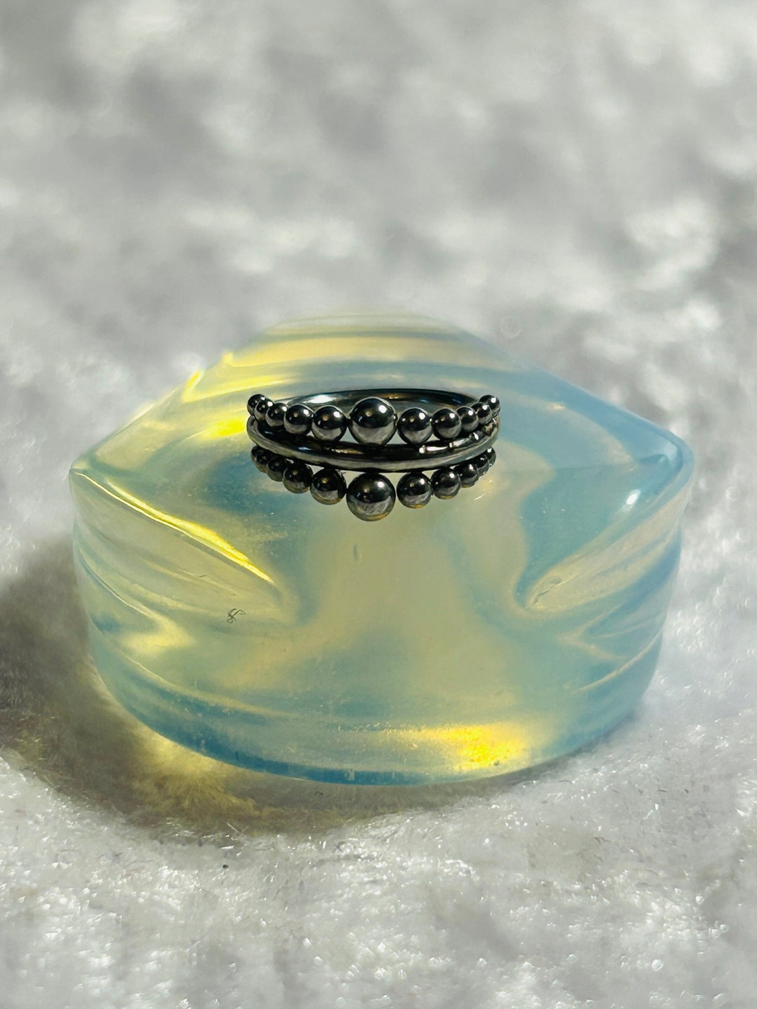 Steel Bead Rings Graduated Bead Surgical Steel Seamless Ring (16g, 8mm) - Etsy