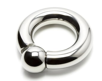 Implant Grade Titanium BCR - Prince Albert Piercing - 6mm Ball Closure