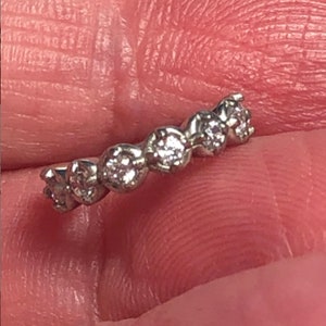 Hinged Ring With Multi Prong Set Clear CZ Gem Edge - 316L Surgical Steel - Septum or Cartilage Body Piercing Jewellery 1.2mm x 8mm