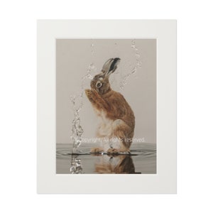 Nature's Bath / Stampe d'arte (Cornice in carta Passepartout) Edizione limitata 195
