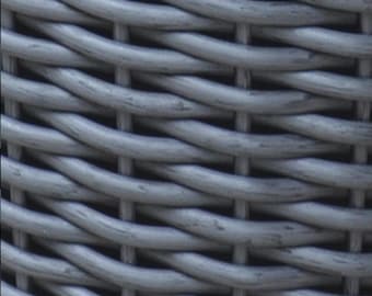 Artificial Rattan for Weaving – DIY Pots, Flower Pots, Baskets, Furniture. Color GRAPHITE