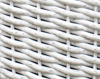 Artificial Rattan for Weaving – DIY Pots, Flower Pots, Baskets, Furniture. Color White Birch