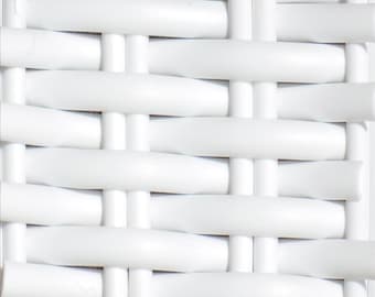 Artificial Rattan for Weaving – DIY Pots, Flower Pots, Baskets, Furniture. Color white