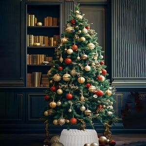 Handmade Rattan Christmas Tree Skirt, Wicker Basket for Christmas Tree Decorations, Christmas Tree Stand