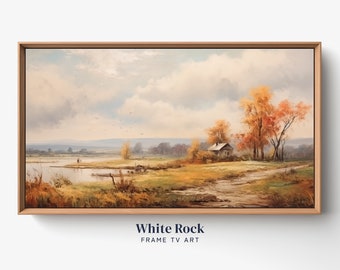 Frame TV Landscape Vintage Oil Painting | Vintage Landscape Oil Painting | Landscape Digital Artwork |  Samsung Frame TV Digital Download