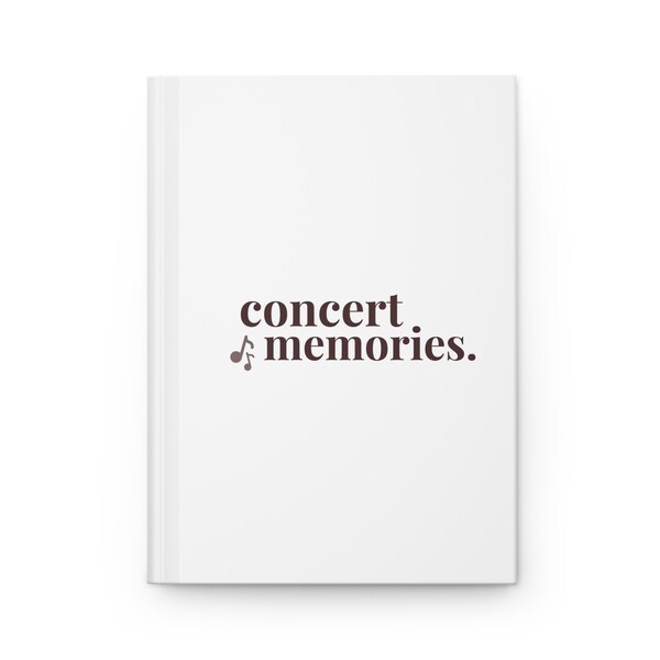 Concert Journal, Concert  Memories Journal, Concert Scrapbook, Memory Journal