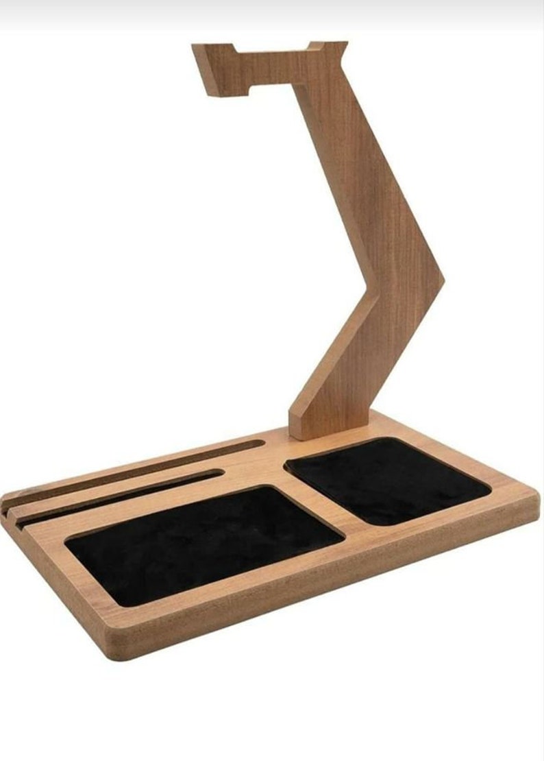 Modern Wood Docking Station, Unique Office Gift, Minimalist New