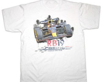 RB19 Formula 1 Racing Print Unisex Crew Neck T Shirt