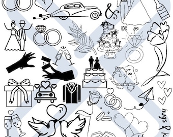 Plotter files | SVG files | Wedding | Badgets | Wedding files | Plotter gifts | Wedding