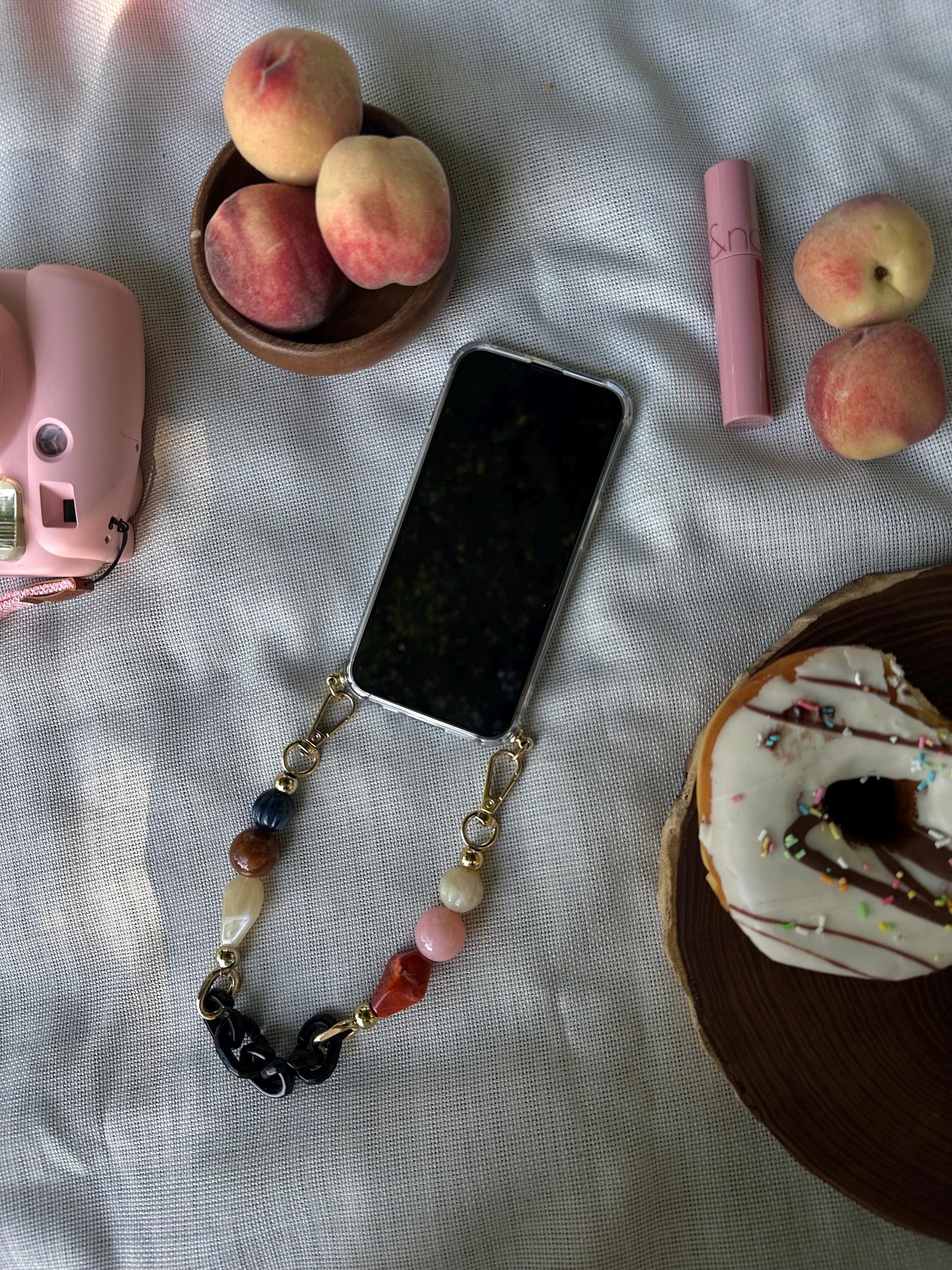 Aesthetic Diy Phone Necklace Chain Phone Case