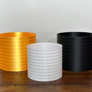 Modern Indoor Bubble Planter - Contemporary 3D Printed House Pot in Various Sizes