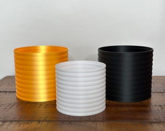 Modern Indoor Bubble Planter - Contemporary 3D Printed House Pot in Various Sizes