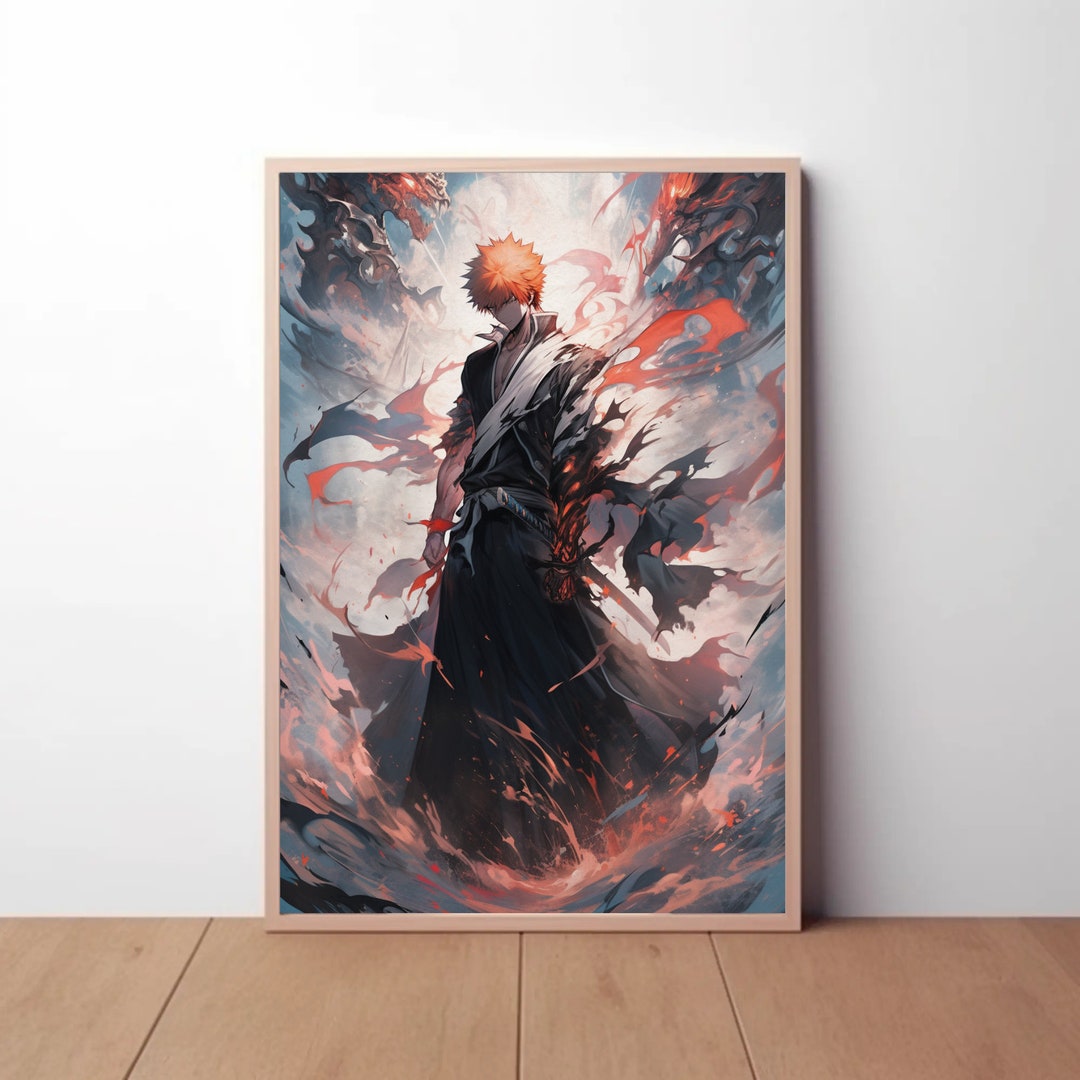 Anime Manga Poster Bleach Poster Anime Artful Minimalist Art Abstract