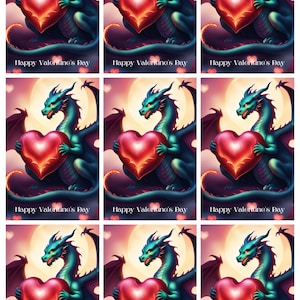 Cute Valentine's Cards for Kids 10 Unique Printable Pages, Digital File ...