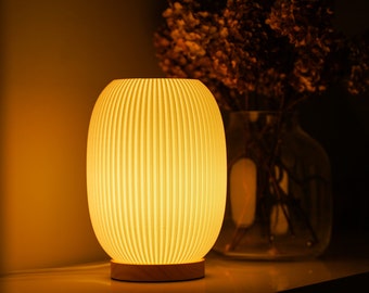 Moderne Tischlampe, Nachttischlampe für ästhetische Wohnkultur, Nachhaltige Schranklampe, Lampe für das Büro - Boa