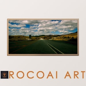 DIGITAL WALL ART - Photography Prints Wall art, Open Road Wall Art, Asphalt Road Landscape Wall Art, View Art Wall Decor, Home Wall Decor