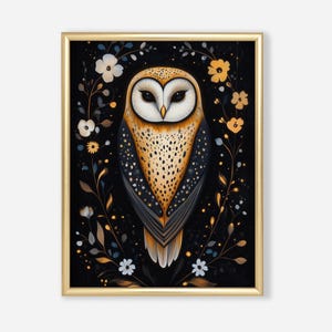 William Morris Owl Print | Vintage Exhibition Poster | William Morris Decor | Textiles Art | Owl Wall Art | Vintage Owl Poster | Nature Art