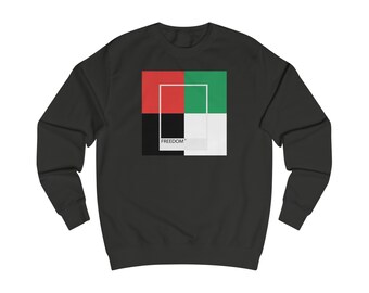 Palette Of Freedom Unisex Sweatshirt - Embodying Palestinian Strength and Solidarity with Gaza.