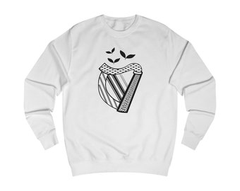 Harmony Of Solidarity Unisex Sweatshirt  - B - (Solidarity with Gaza) - Fusing Justice and Cultural Diversity in Unique Designs Apparel