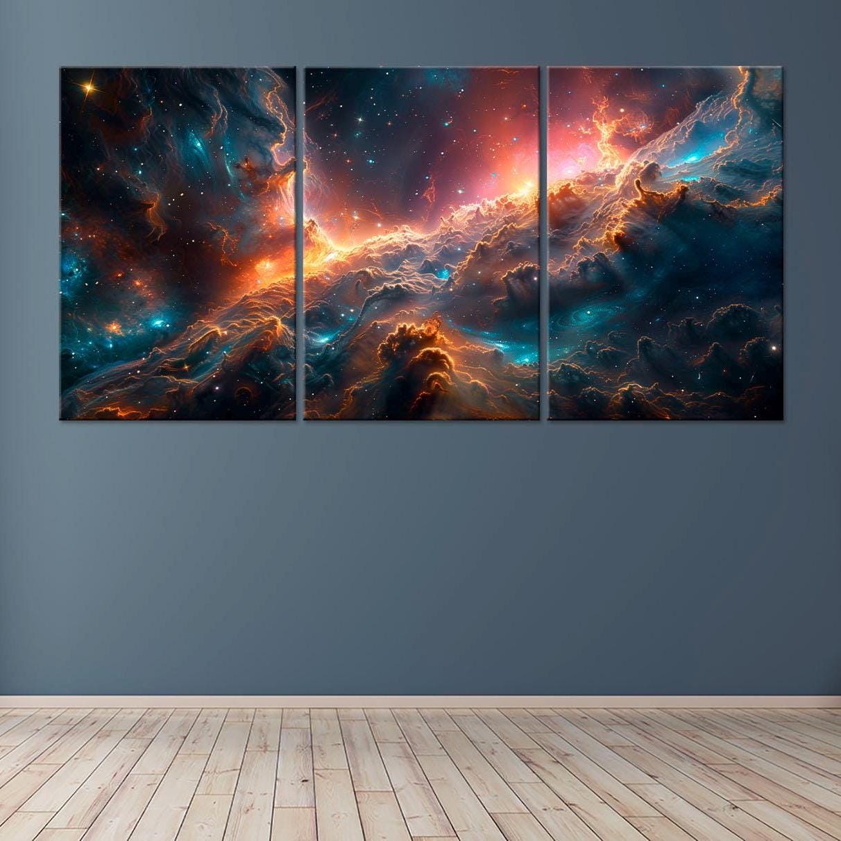 Nebula Canvas Print: Cosmic Space Galaxy Wall Art - Etsy