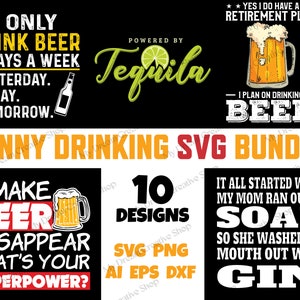 Drinking lovers svg, Funny Sarcastic svg, Beer svg, Wine Svg, Craft Beer Svg,  Drinking Night svg, Drinking Svg Bundle