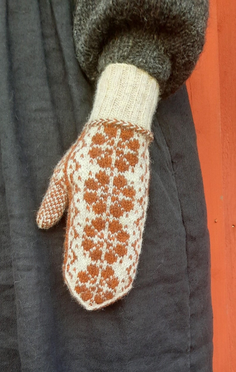 Essa Mittens Knitting Pattern - Etsy