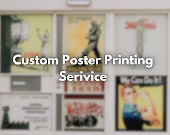 Custom Poster Printing Service