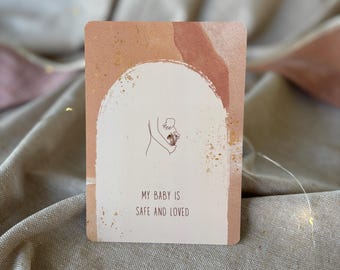 Schwangerschafts-affirmationskarten: Positivität der Mutterschaft, Ermutigungsgeschenk