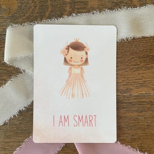 Affirmationskarten für Kinder |15er Set Kinder Affirmationskarten | Einhorn-Königreich