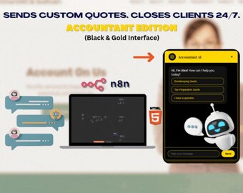 n8n Quote Generation | Automated HTML Chat Bot/Widget for Accounting Firms