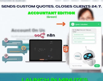 Widget de chatbot con IA: Generador de presupuestos para reparaciones de automóviles (Descarga digital autoinstalable)