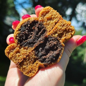 Coffee Donuts Deep Dish Cookie Recipe/ Coffee Cookie Dough Chocolate Donut Stuffed Deep-Dish Cookie Recipe / Breakfast Cookie Recipe
