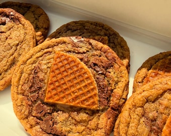 Biscoff Stroopwafel Cookie Recept/ 2 varianter ingår/ Nutella Stroopwafel Cookie Recept / Drop Cookie Recept