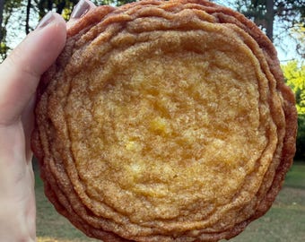 Recept voor dunne, knapperige citroenkoekjes
