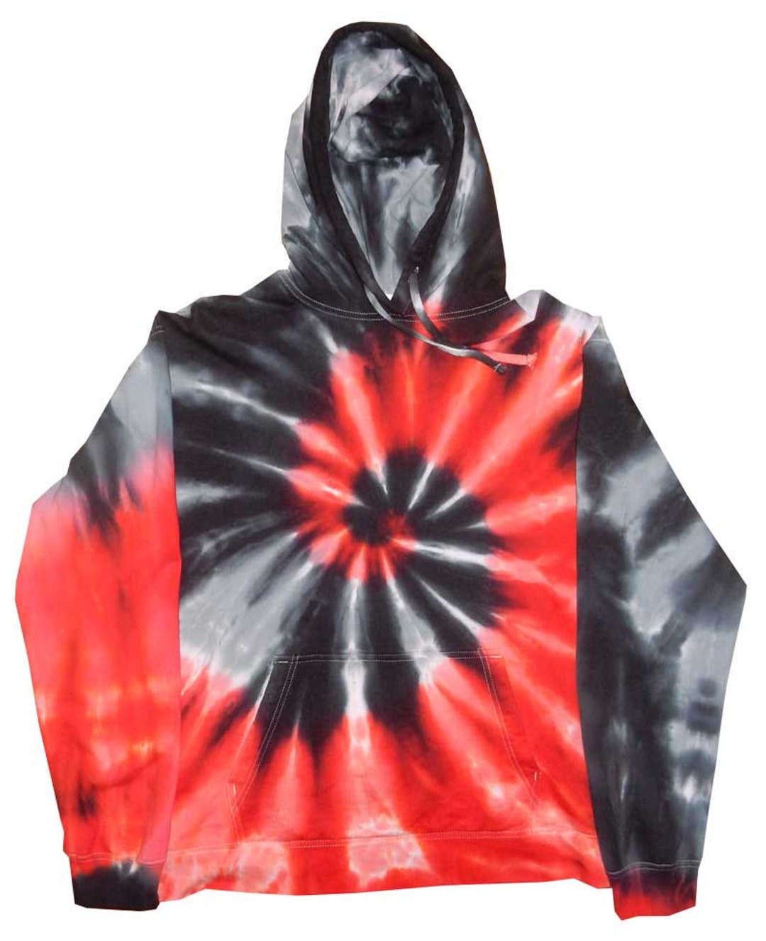 Tie Dye Hoodie Red and Black Tie Dye Red Black Grey Tie Dye Red Black ...