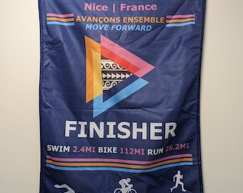 Mooie 140,6 Ironman-vlag uit 2023